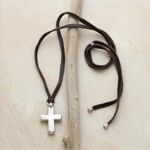 Sundance Mountain Spirits Cross Pendant Necklace